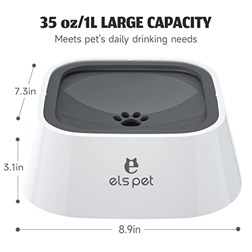 Travel Bowl 35oz 1L No Spill Dog Cat Bowl Anti Slip Water Dispenser