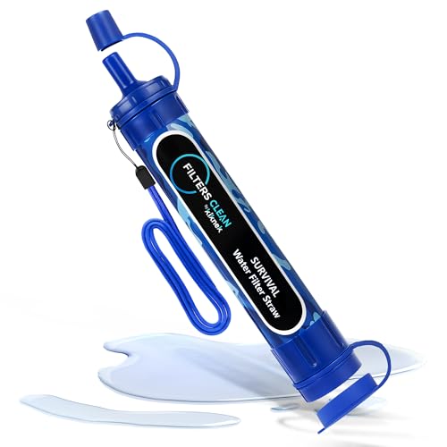 Filters Clean Survival Water Filter Straw (2 Count)