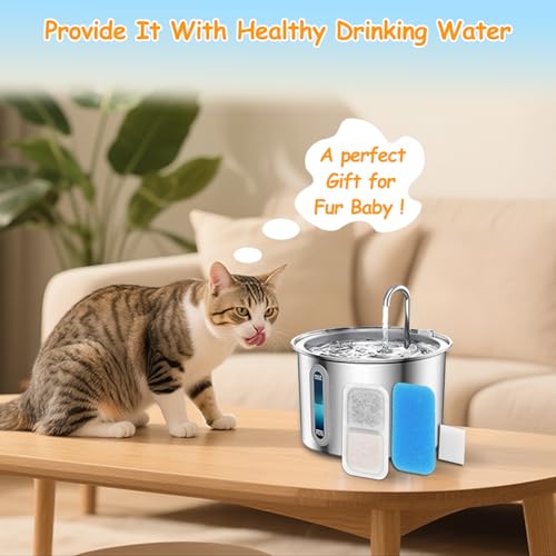 18 Set Cat Fountain Replacement Filters Compatible with oneisall PWF (36 Count)