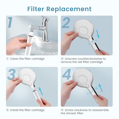 Shower Filter for Handheld Shower Head (6 Count)
