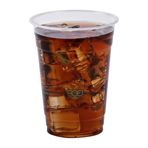 GreenStripe Clear Disposable Cold Cups (50 Count)