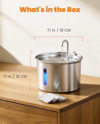 Stainless Steel Cat Water Fountain
