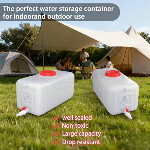 29Gallon 110L Water Storage Tank with Spigot