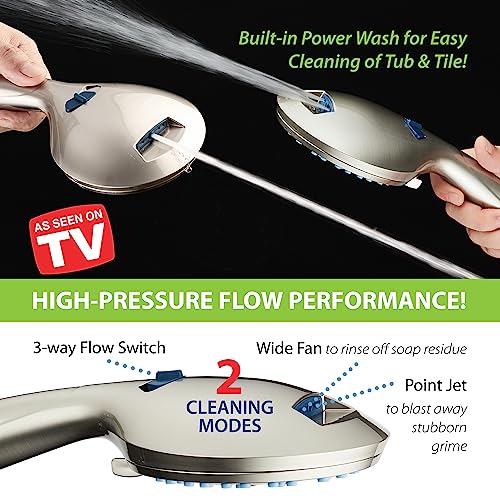 AquaCare 50 mode High Pressure 7 inch Shower Head Combo w