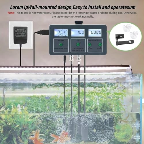 8 in 1 WiFi Smart Water Quality Meter Water Quality Tester Monitor