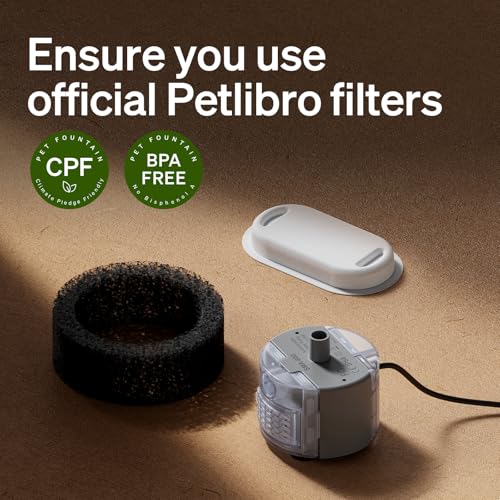 Replacement Filters for Cat Water Fountain Stainless Steel (4 Count)