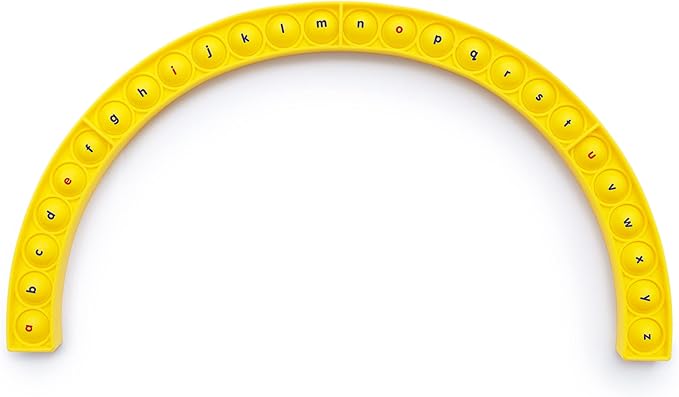 Junior Learning Alphabet Arc Bubble Board, Double-Sided, Ages 4-7, Letter Recognition, K-2 (Pack of 4)