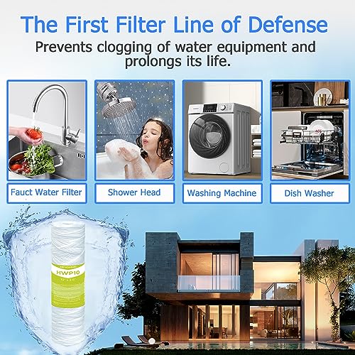 20 Micron Whole House Water Filter Cartridge (6 Count)