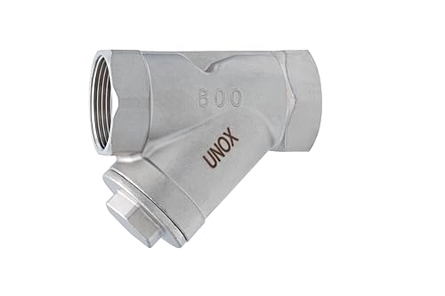 2 1/2" Y-Type Stainless Steel Industrial Strainer - AISI 304 - Water Oil Filter for Plumbing Tools & HVAC Systems, Heavy-Duty Pipeline Protection, PN6/PN10 Rated