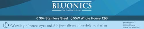Powerful Whole House & Well Water System 55W UV Ultraviolet w