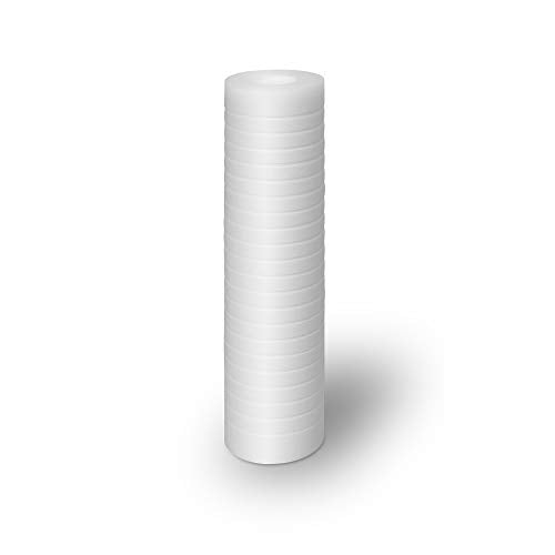 6 Grooved 1 Micron Sediment Water Filter Cartridges 10"x 2.5"
