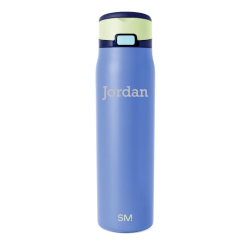 Personalized Water Bottle with Straw