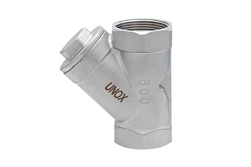 1 1/4" Y-Type Stainless Steel Industrial Strainer - AISI 304 - Water Oil Filter for Plumbing Tools & HVAC Systems, Heavy-Duty Pipeline Protection, PN6/PN10 Rated