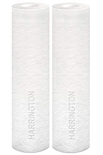 HVV1 10N 1 Micron 10" x 2.5" Premium Sediment Water Filter Replacement Cartridge (2 Count)