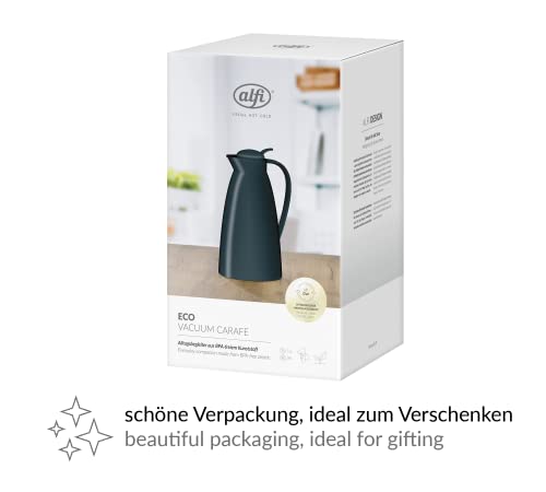 Eco Insulated Jug 1.00 L 12 Hours Hot Tempered Glass Insert Storm Grey
