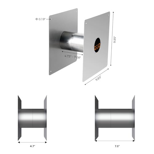 CAMPLUX 3" Horizontal Stainless Steel Z