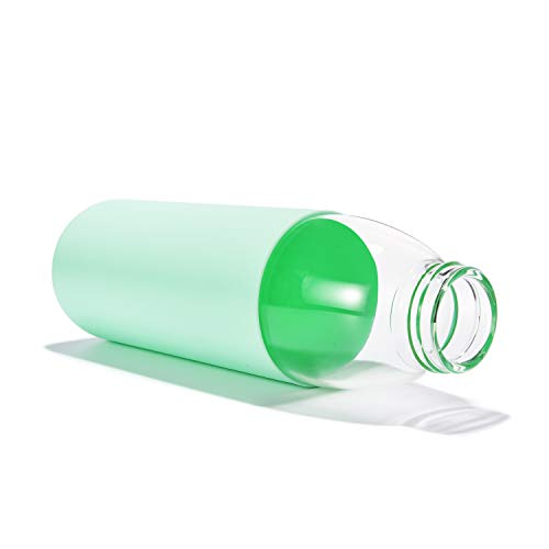 25 Oz Borosilicate Glass Water Bottles with Bamboo Lid