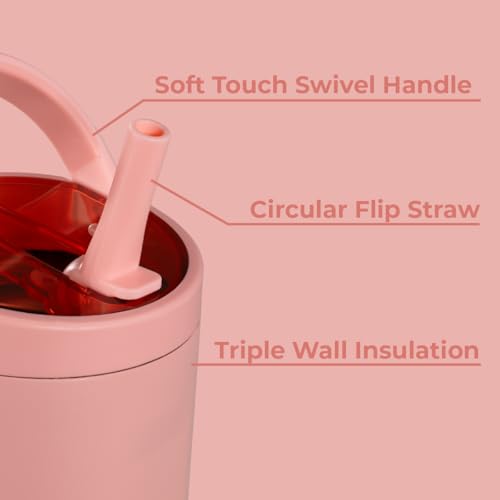 Sport Stainless Steel Tumbler with Straw