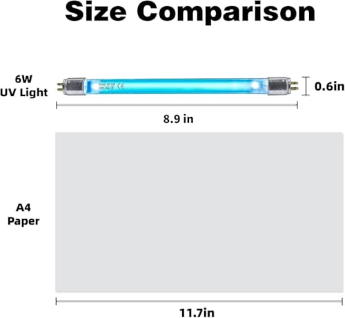 Ozone Free 6W UV Bulb (2 Count)