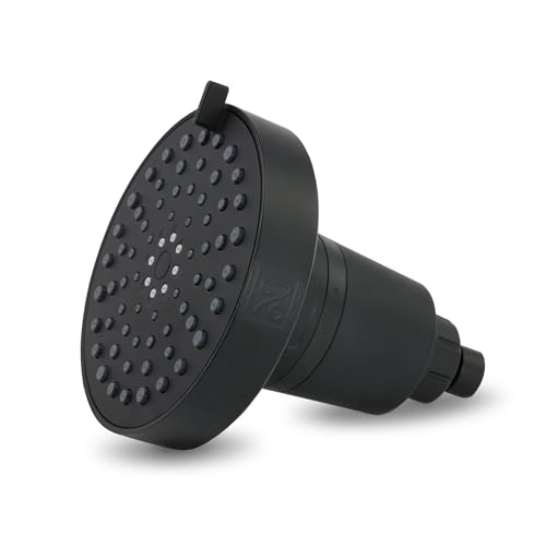 SEVENTY 4 Setting Filtered Shower Head with Shower Filter in Matte Black