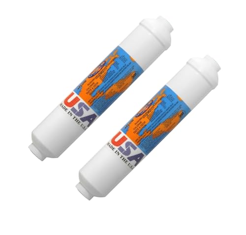 Omnipure - (K2567-BB) - 10" x 2" GAC with 0.5 lb of KDF-55 Inline Filter 1/4" NPT (2 Pack)