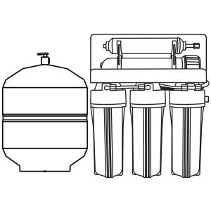 150 GPD Reverse Osmosis RO Membrane (2 Count)