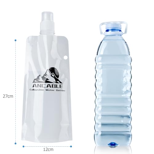17oz Collapsible Water Bottles (3 Count)