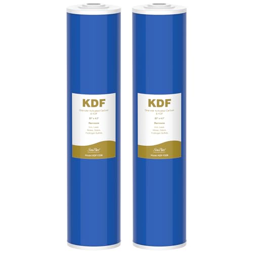 20" x 4.5" Whole House GAC Carbon and KDF Water Filter Cartridge (2 Count)