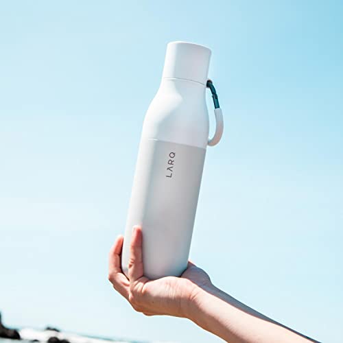 Flip Top Insulated Stainless Steel Reusable Water Bottle with Straw