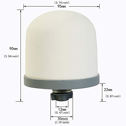 HUI NING Replacement Ceramic Dome Water Filter and Faucet Kit for Countertop