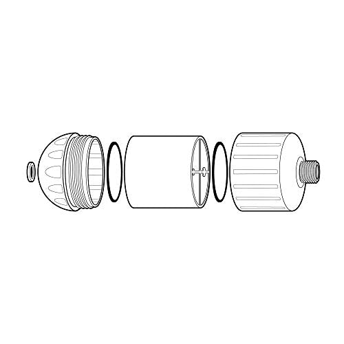 HO2-CM-M Authentic Universal High Output Shower Filter, Chrome