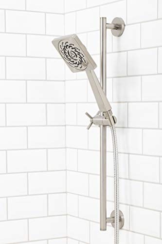 VS-5001-BN-E2 Kubos Exhilaration High Pressure Hand Held Shower Head, 2 GPM, Brushed Nickel