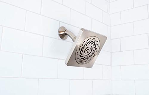S-5001-BN-E175 Kubos Exhilaration High Pressure Fixed Shower Head, 1.75 GPM, Brushed Nickel