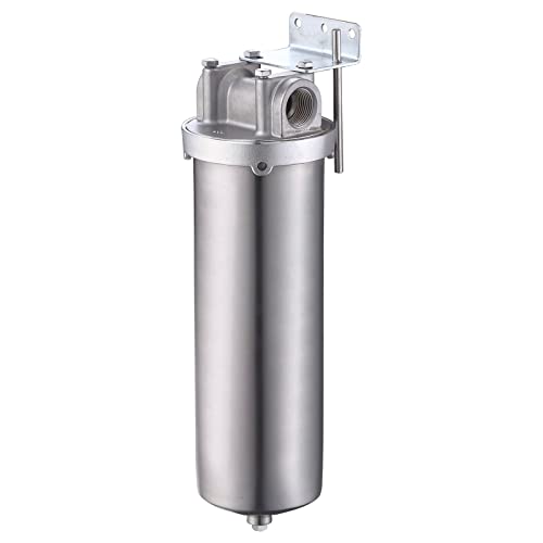 NSF ANSI 42 Certification 304Stainless Steel Filter Housing for 10"Filter Cartridge