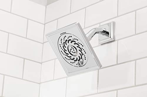 S-5002-E175 Rainier Exhilaration High Pressure Fixed Shower Head, 1.75 GPM, Polished Chrome