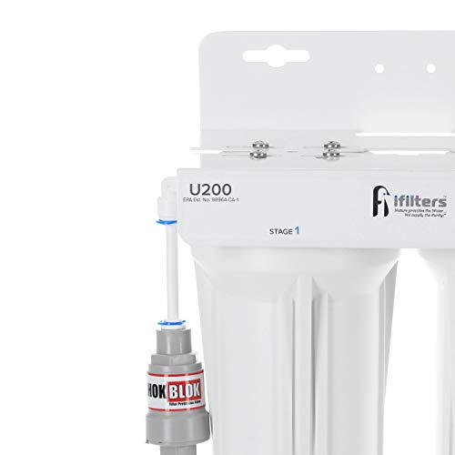 2 Stage 0.5 Micron Under Sink Drinking Water Filtration System