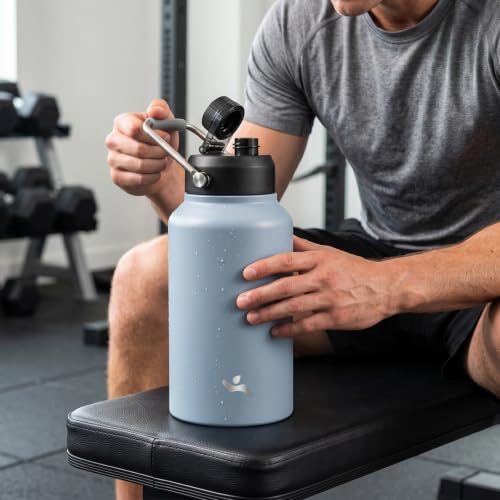 87 oz Insulated Stainless Steel Water Bottle Jug with Handle