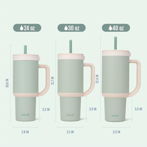 Oasis 30oz Insulated Stainless Steel Tumbler with Straw