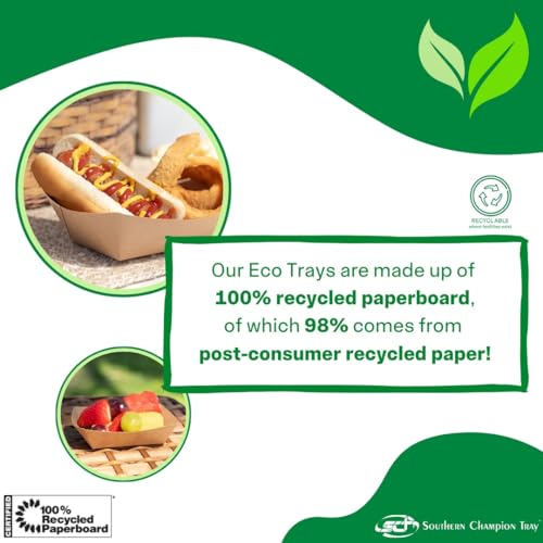 0505 #40 ECO Kraft Paperboard Food Tray
