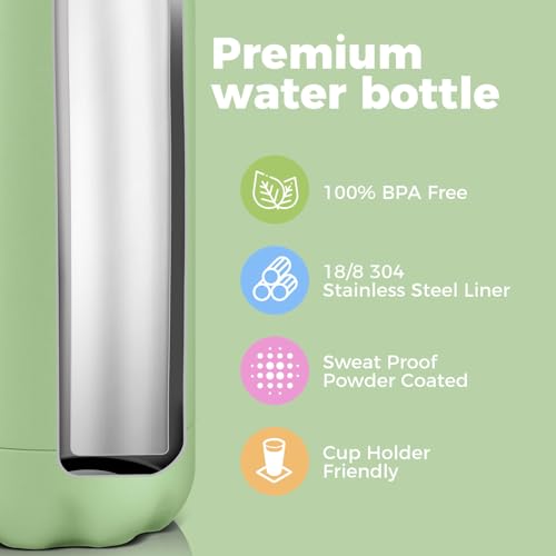 17oz Insulated Water Bottles MultiPack (4 Count)