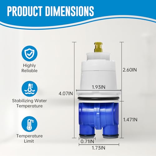 RP19804 Shower Cartridge Compatible with Delta Faucet 1300