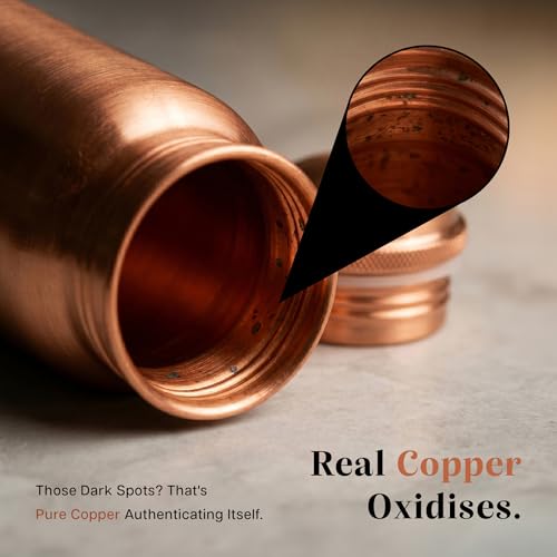Pure Copper Water Bottle for Drinking Water