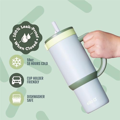 Oasis 18oz Insulated Stainless Steel Kids Tumbler with Straw