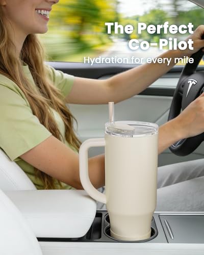 Insulated Mug 100% Leak Proof Insulated Water Bottle for Iced Coffee & Hot Drinks
