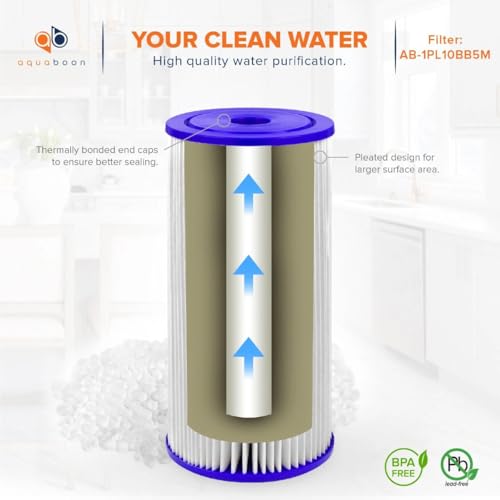 5 Micron 10 x 4.5 Carbon Block Chlorine Reduction