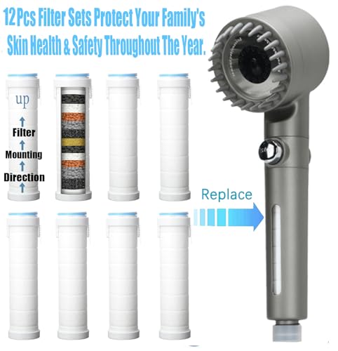 High Pressure Handheld Shower Head High Pressure Shower Heads (12 Count)