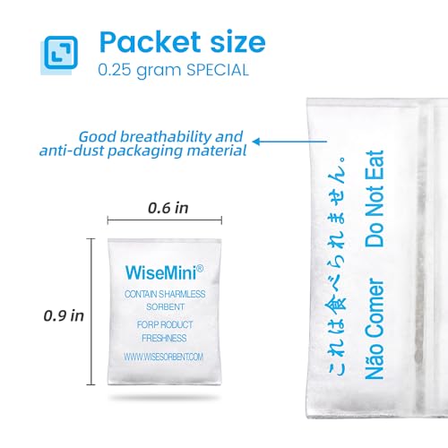 0.25 Gram 15000 Pack Silica Gel Packets