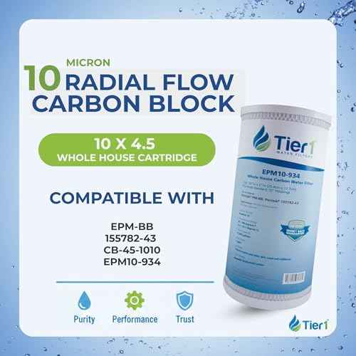 10 Micron 4.5" × 10" Carbon Block Water Filter (12 Count)