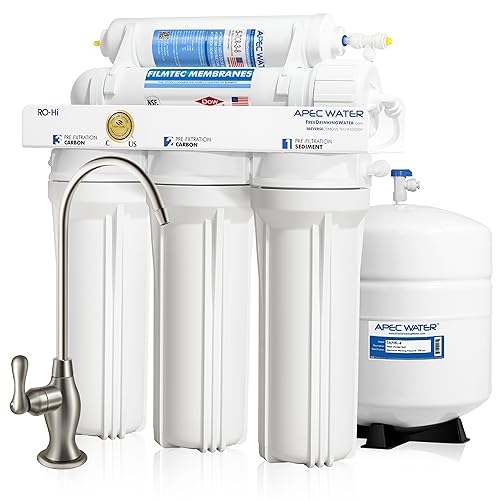 RO-Hi, 5-Stage Under Sink Reverse Osmosis System, 3/8" Output