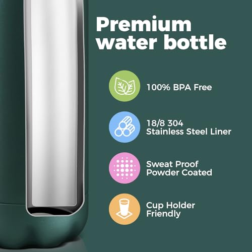 17oz Insulated Water Bottles MultiPack (4 Count)